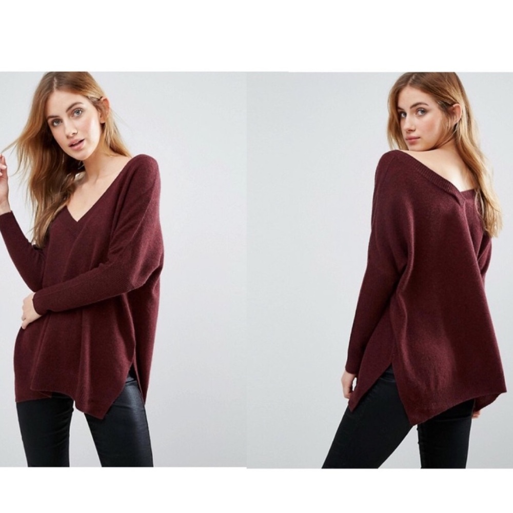 Subtle Luxury Beige V-Neck Sweater